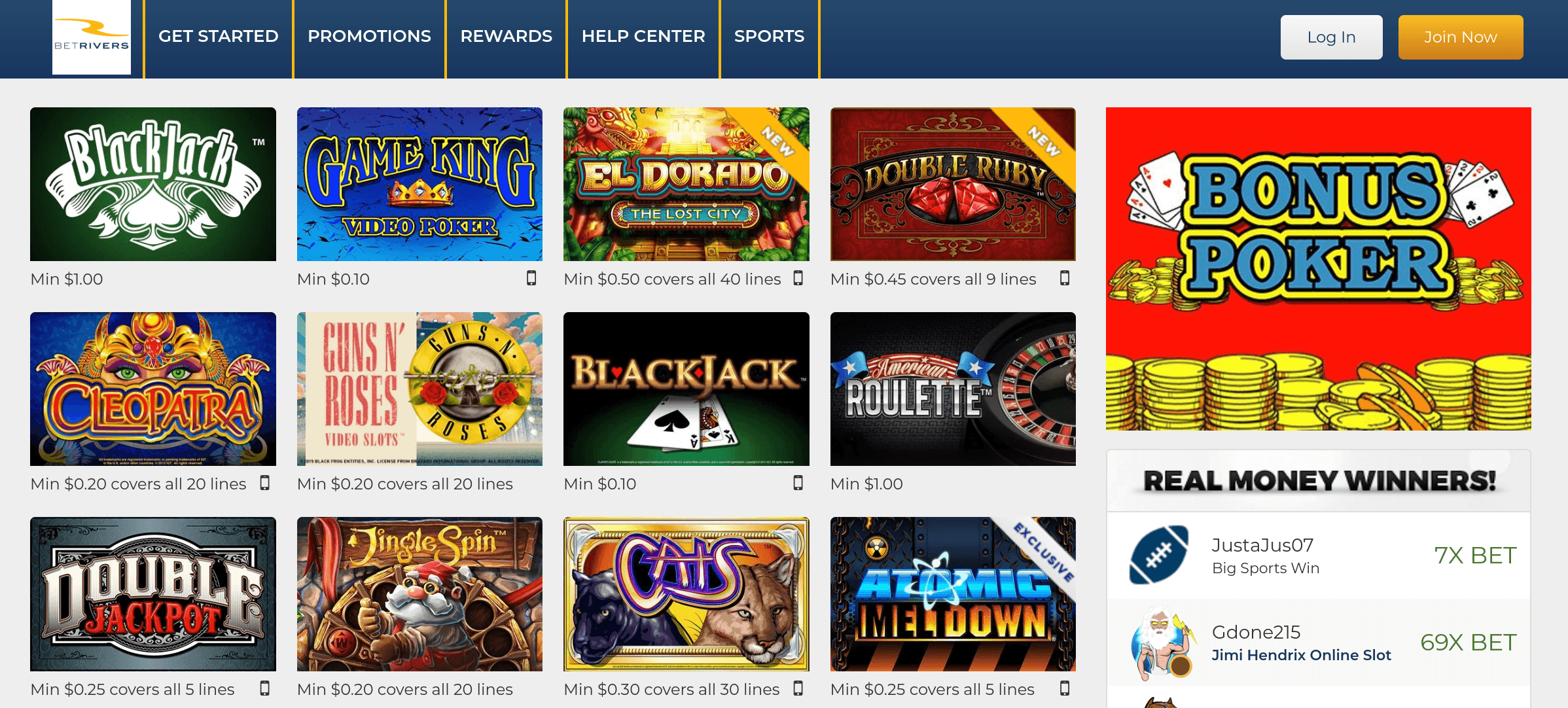 promo online casino
