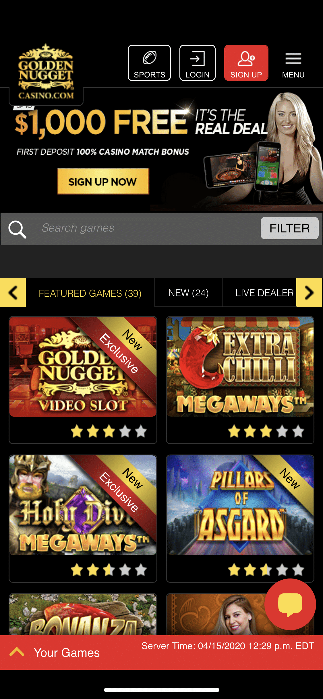 Golden Nugget Casino Online
